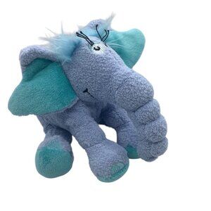 Vtg 2002 Dr. Seuss Horton Plush Soft Toy Elephant 8" Manhattan Toy Company 6"x7"